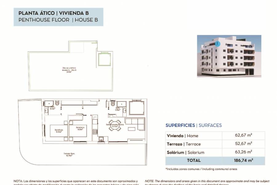 Nieuwbouw - Penthouse - Torrevieja - pueblo