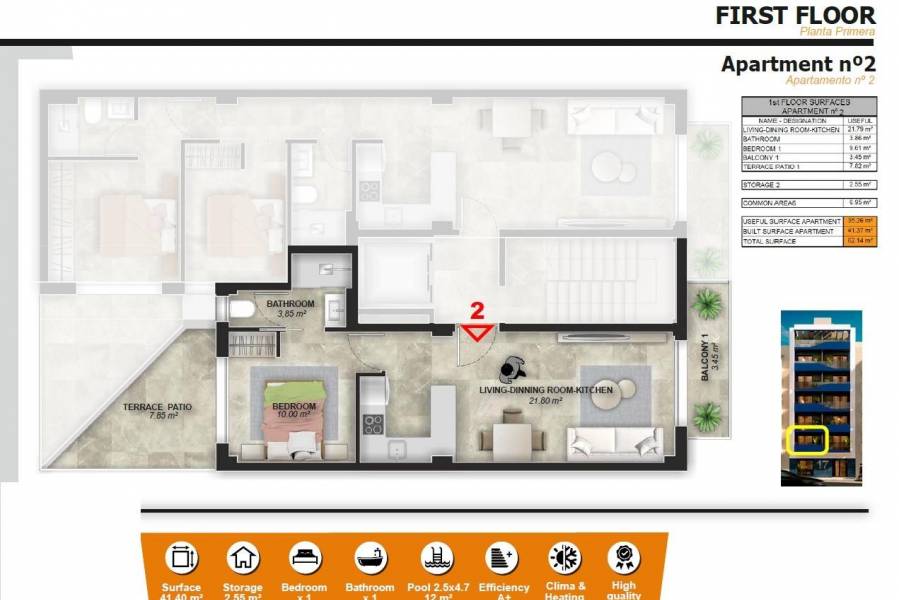 Nueva construcción  - Apartamento - Torrevieja - Playa del Acequión