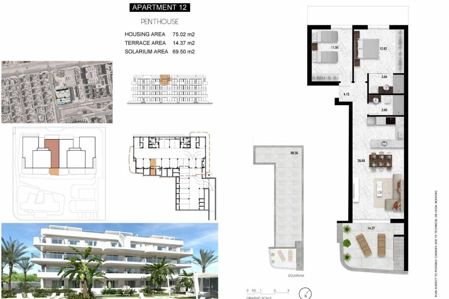 Nieuwbouw - Penthouse - Orihuela Costa - Lomas de Cabo Roig