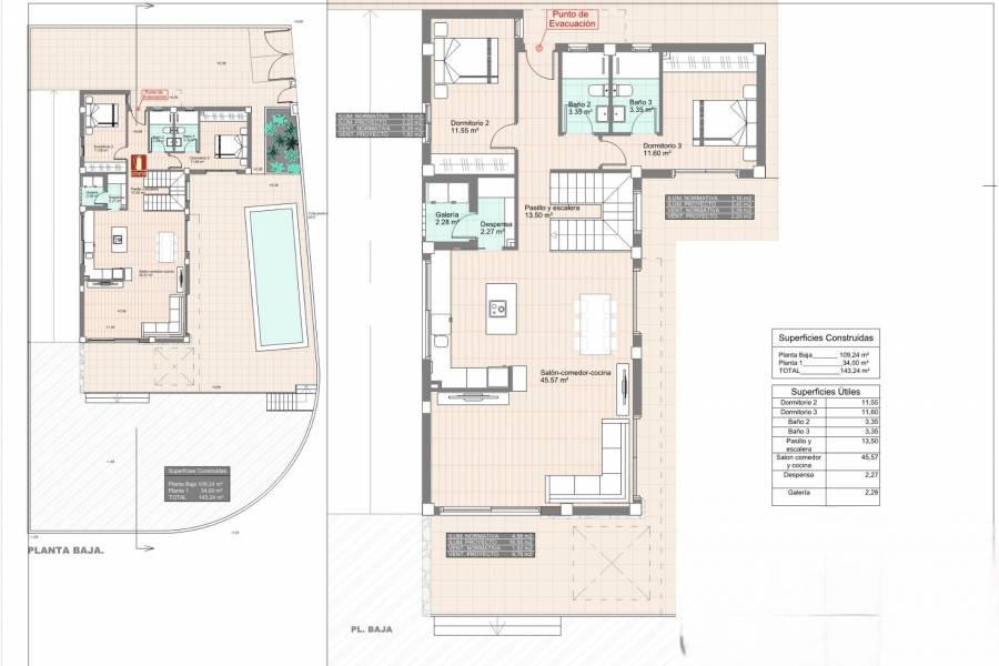 Nueva construcción  - Chalet - San Fulgencio - Urb. La Marina