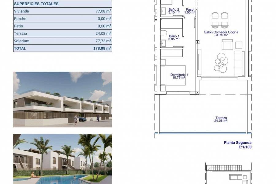 New Build - Penthouse - Pilar de la Horadada - pueblo