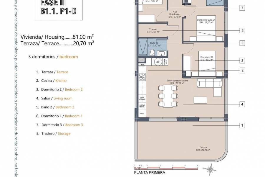 Nueva construcción  - Apartamento - Los Alcázares - La Serena Golf