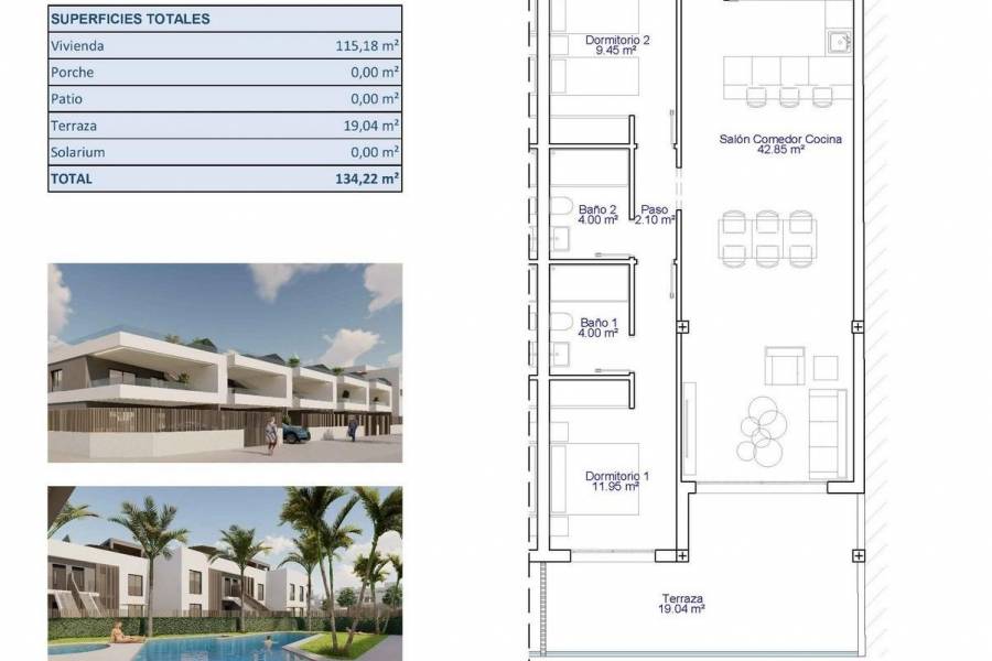 New Build - Apartment - Pilar de la Horadada - pueblo