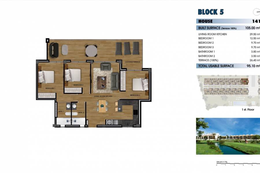 New Build - Apartment - Los Alcázares - La Serena Golf