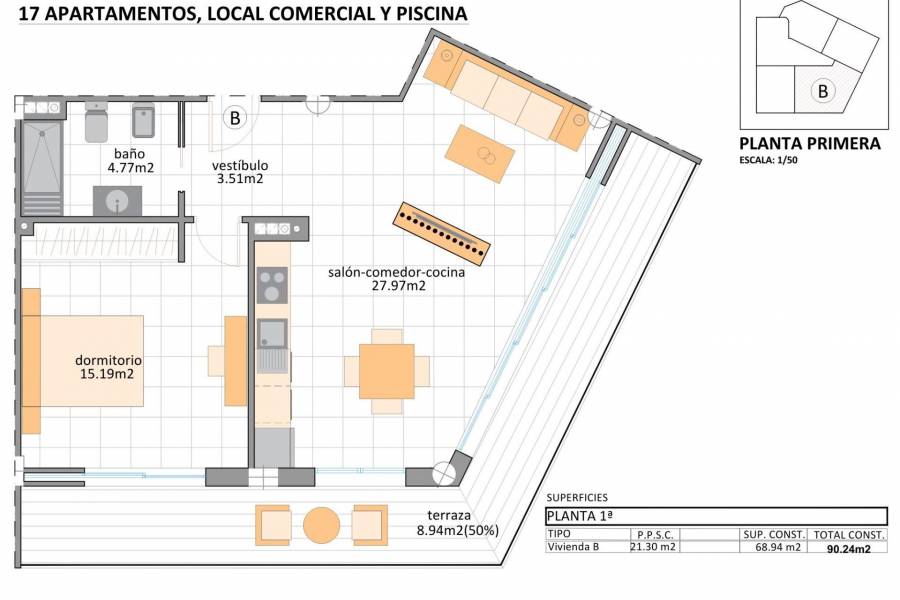 Nieuwbouw - Appartement - San Pedro del Pinatar - San Javier