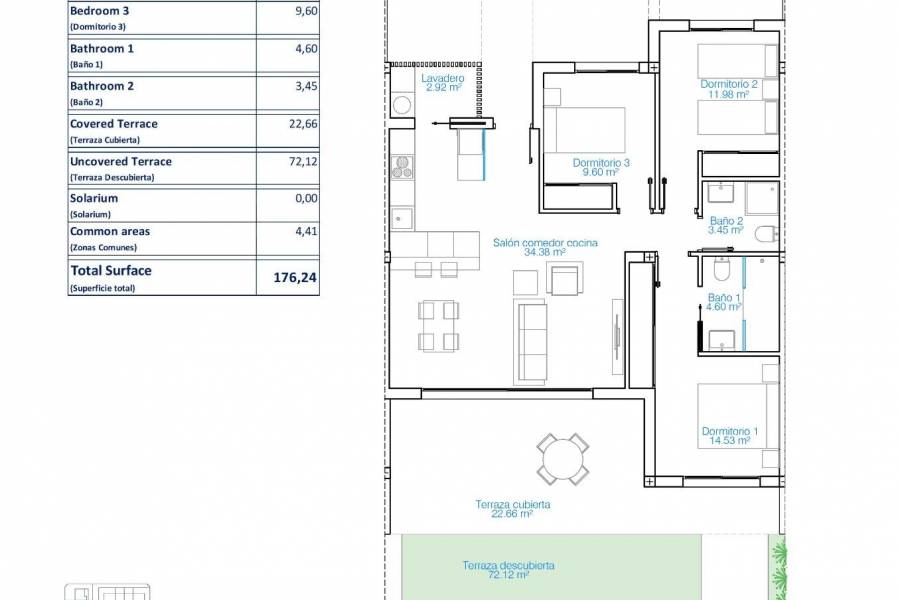Nueva construcción  - Apartamento - Pilar de la Horadada - Playa de las Higuericas
