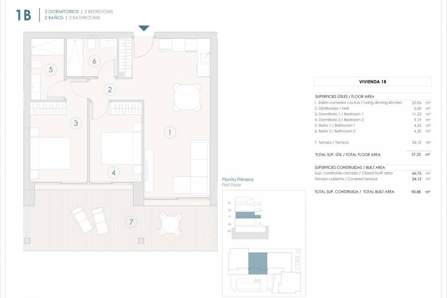 Nieuwbouw - Appartement - Benijofar - Pueblo