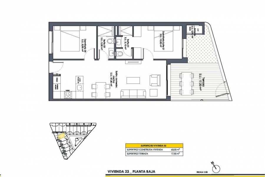 Nueva construcción  - Apartamento - San Fulgencio - Pueblo