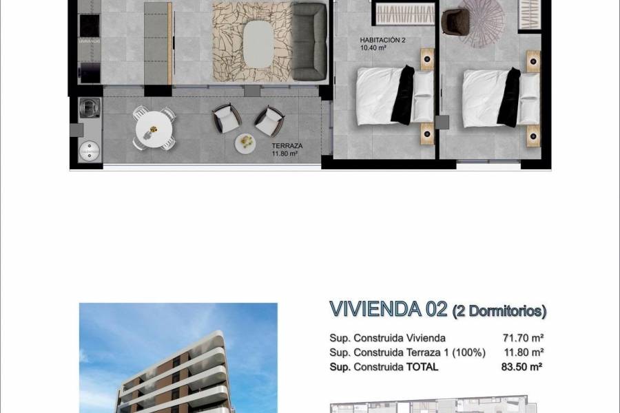Nueva construcción  - Apartamento - Santa Pola - pueblo
