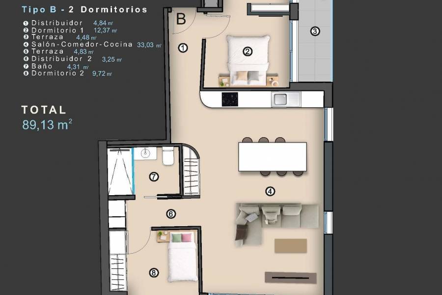 Nieuwbouw - Appartement - Torrevieja