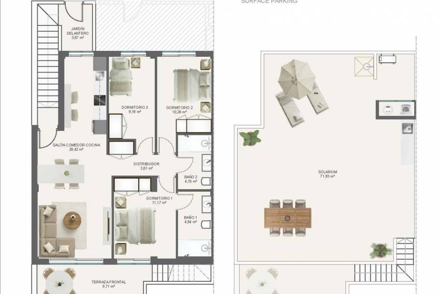 New Build - Apartment - Pilar de la Horadada - Torre de la Horadada