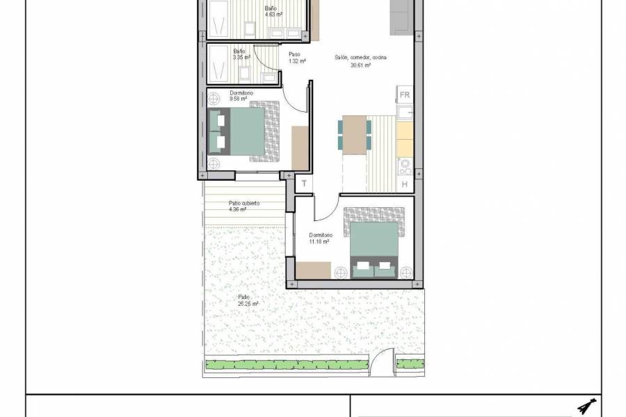 Nueva construcción  - Apartamento - Torre Pacheco - San Cayetano