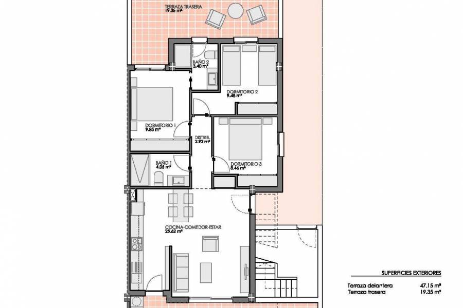 Nueva construcción  - Apartamento - Pilar de la Horadada - Lo Romero Golf