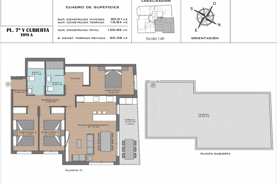 New Build - Penthouse - Elche - Corte Ingles
