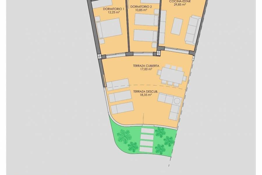 Nieuwbouw - Appartement - Los Alcázares - Serena Golf