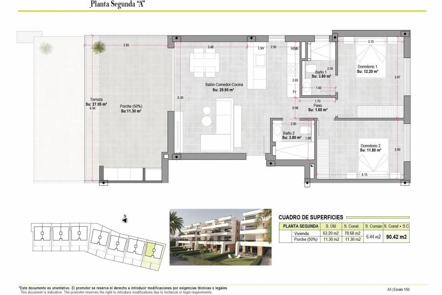 Nieuwbouw - Appartement - Alhama de Murcia - Condado de Alhama