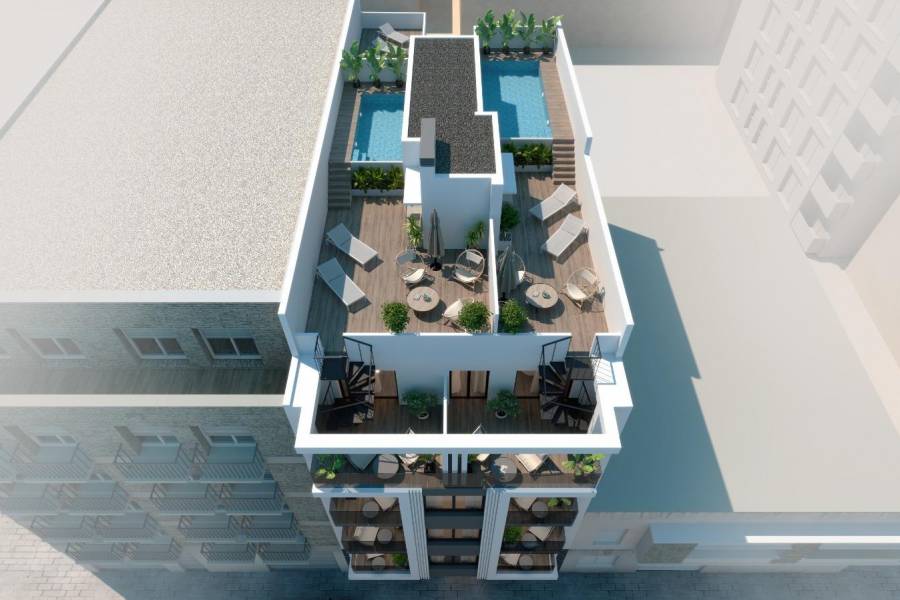 Nieuwbouw - Appartement - Torrevieja - Playa de El Cura