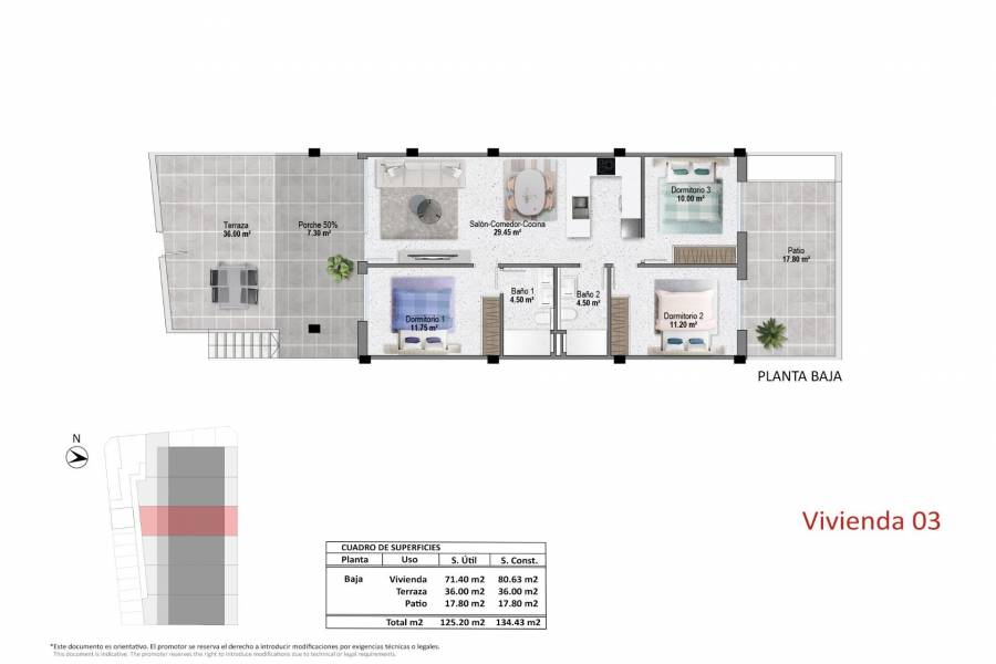 New Build - Apartment - Pilar de la Horadada - pueblo