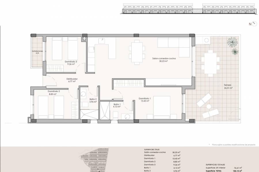 Nieuwbouw - Appartement - Pulpi - Aguilón Golf
