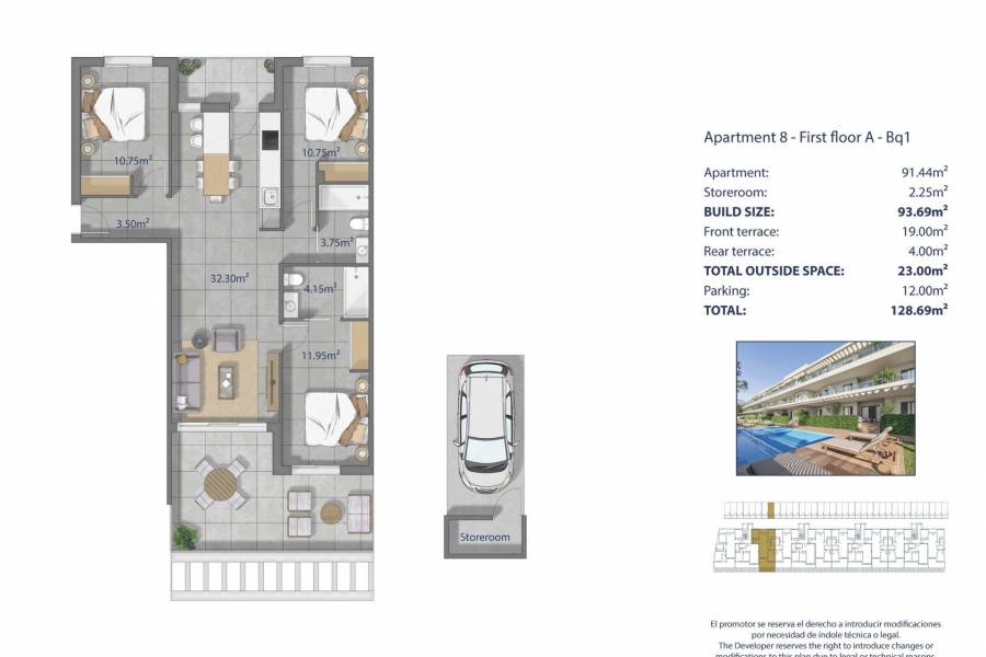 Nueva construcción  - Apartamento - Los Alcázares - Los Narejos