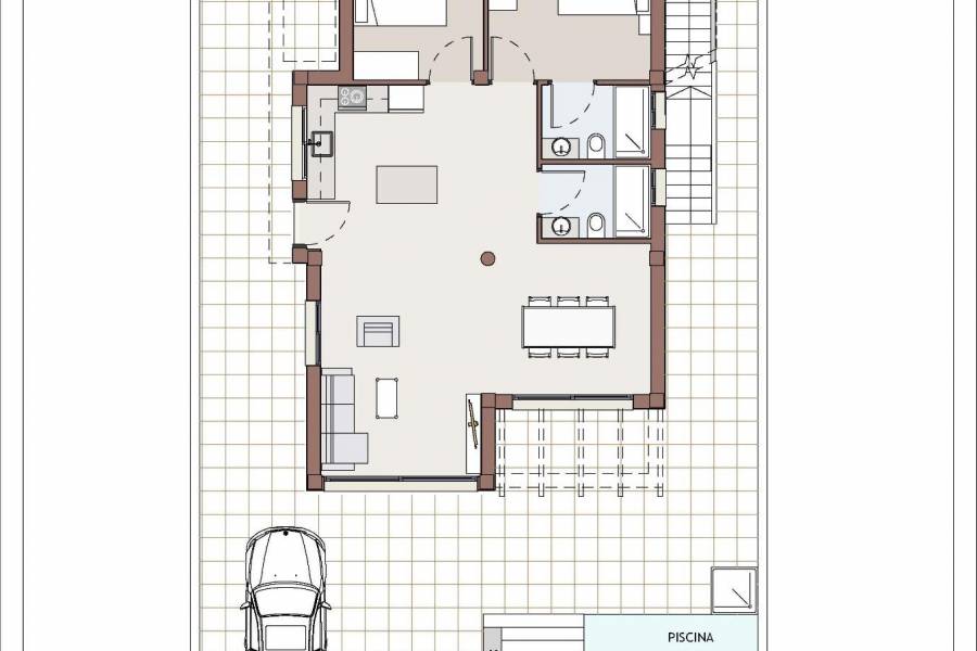 Nueva construcción  - Chalet - Vera - Vera Playa