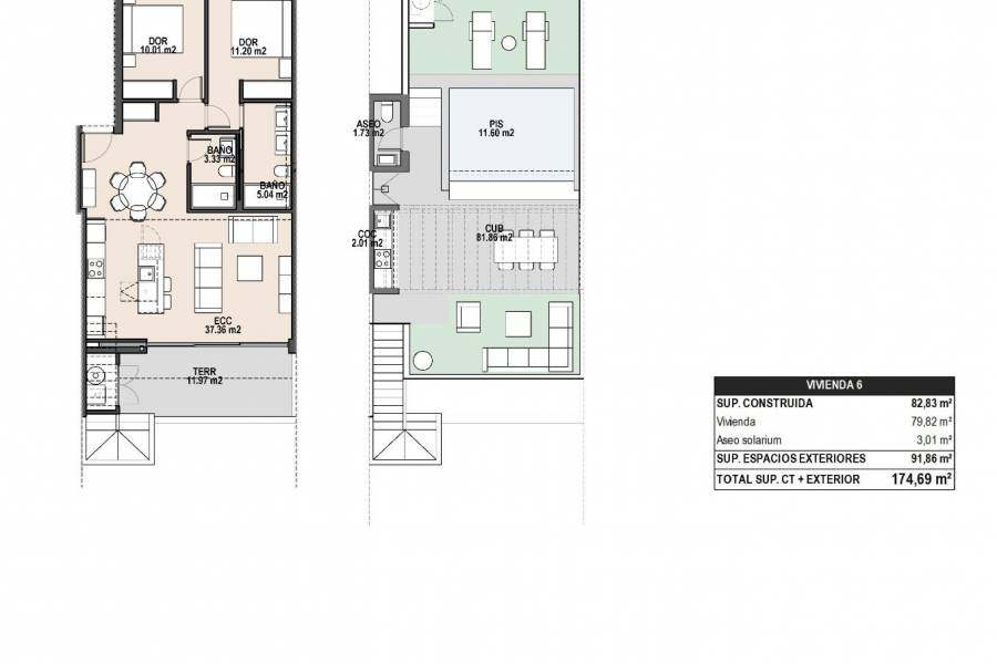 Nueva construcción  - Apartamento - Pilar de la Horadada - parques de Andromeda