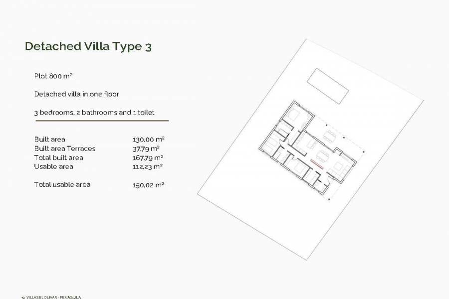 Nueva construcción  - Chalet - Penaguila - El Olivar