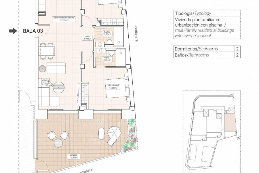 Nueva construcción  - Apartamento - Hondón de las Nieves - Pueblo