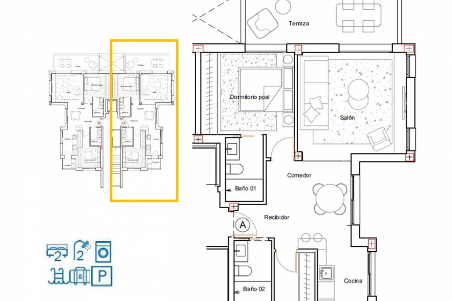 Nueva construcción  - Apartamento - Los Alcázares - Serena Golf