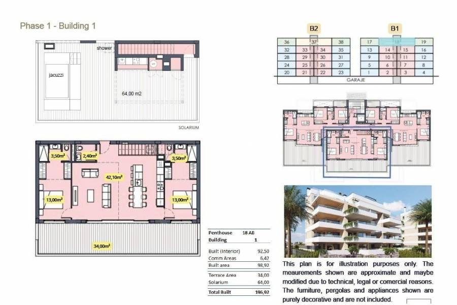 Nieuwbouw - Penthouse - Torre Pacheco - Santa Rosalia Lake And Life Resort