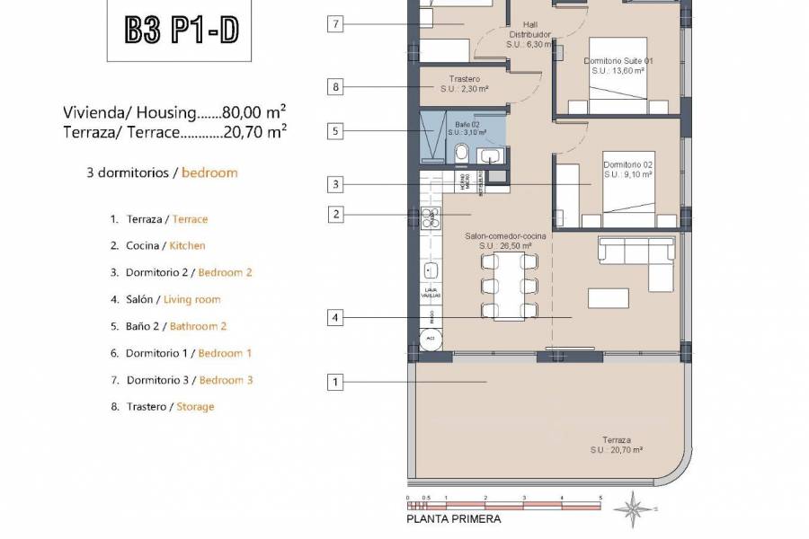 Nueva construcción  - Apartamento - Los Alcázares - Serena Golf