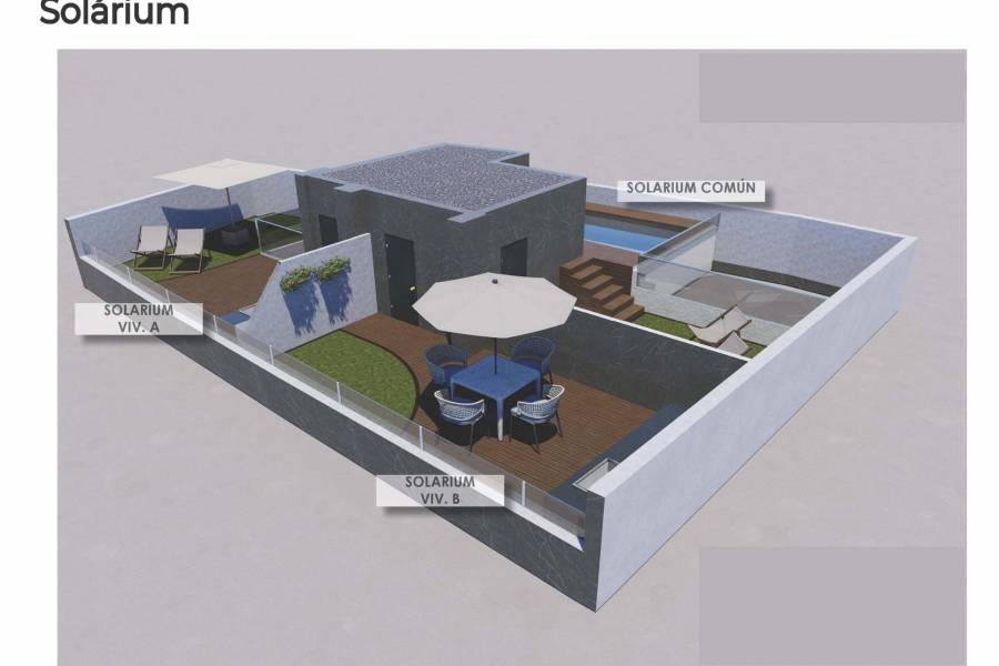 Nieuwbouw - Appartement - Torrevieja - Playa de El Cura