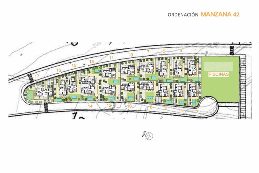 Nieuwbouw - Detached - Fuente Álamo - Hacienda Del Álamo Golf