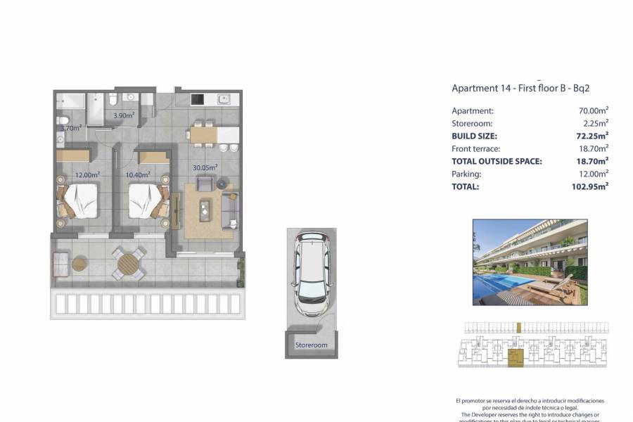 Nueva construcción  - Apartamento - Los Alcázares - Los Narejos