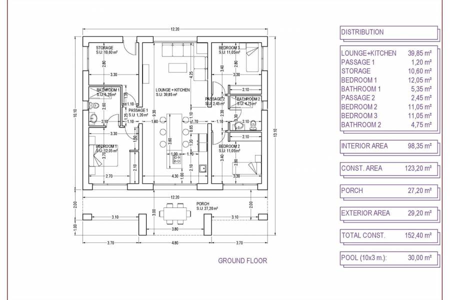 Nueva construcción  - Chalet - Pinoso - Campo