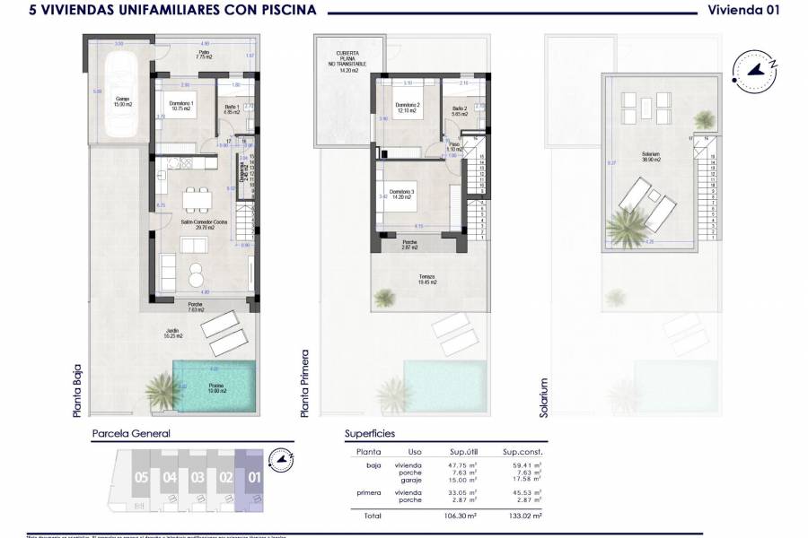 Nieuwbouw - Detached - San Pedro del Pinatar - Polideportivo
