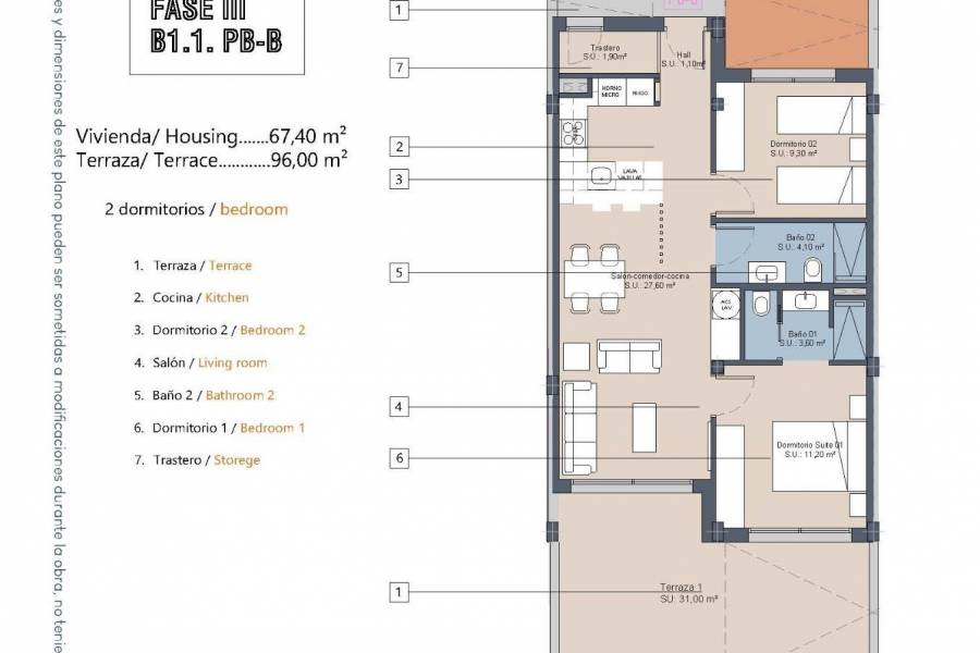 New Build - Apartment - Los Alcázares - La Serena Golf