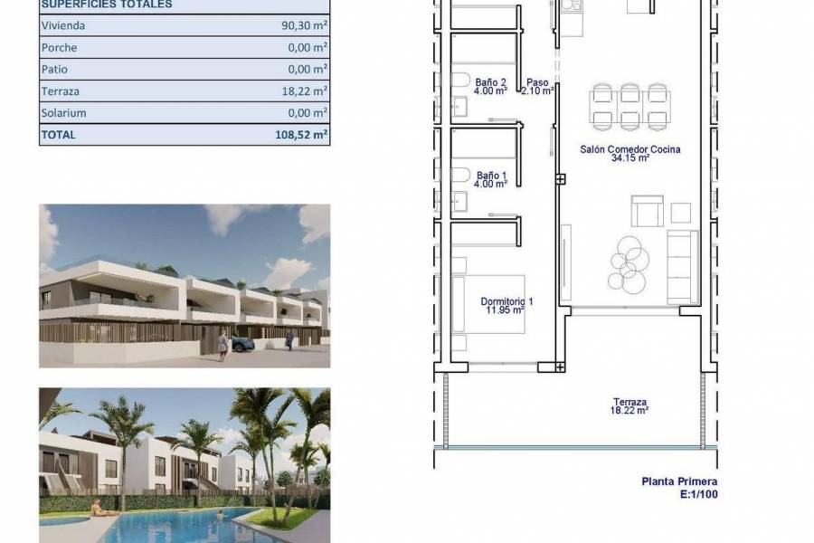 New Build - Apartment - Pilar de la Horadada - pueblo