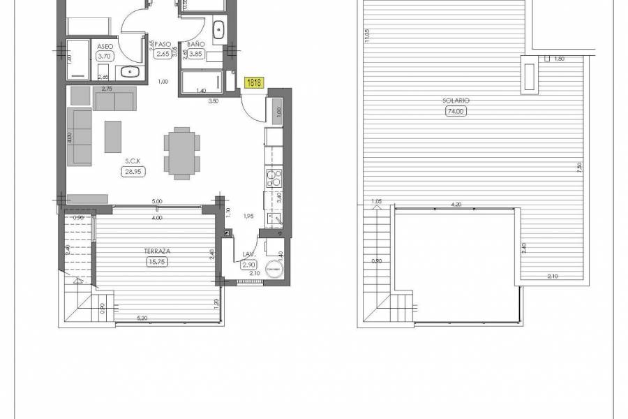 New Build - Apartment - Algorfa - La Finca Golf Resort