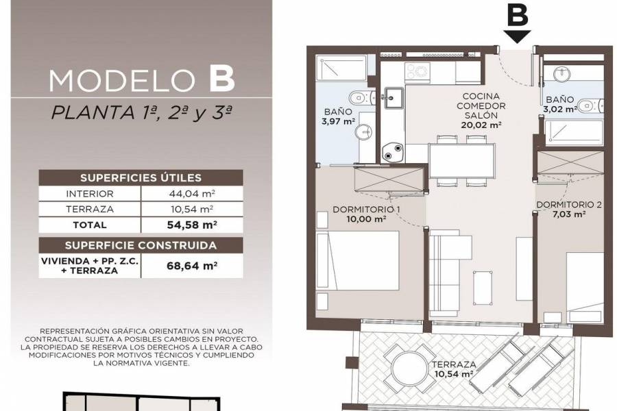 Nieuwbouw - Appartement - Torrevieja - Playa de El Cura