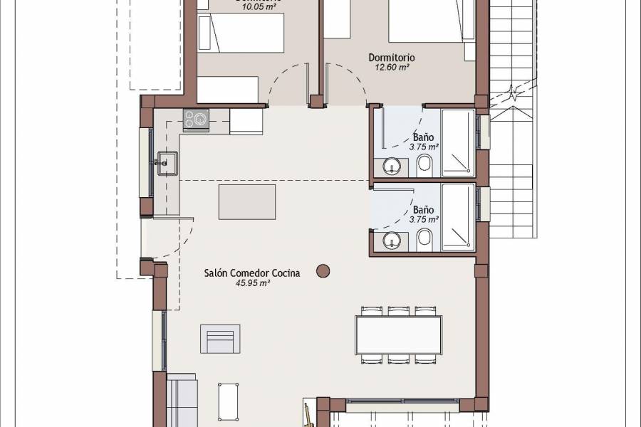 Nueva construcción  - Chalet - Vera - Vera Playa