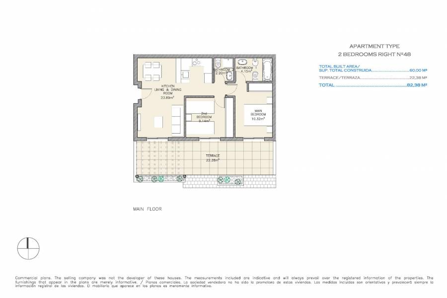 New Build - Apartment - Águilas - Collados