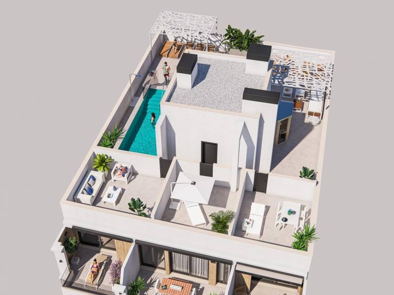 Penthouse - Nieuwbouw - Torrevieja - Playa de El Cura