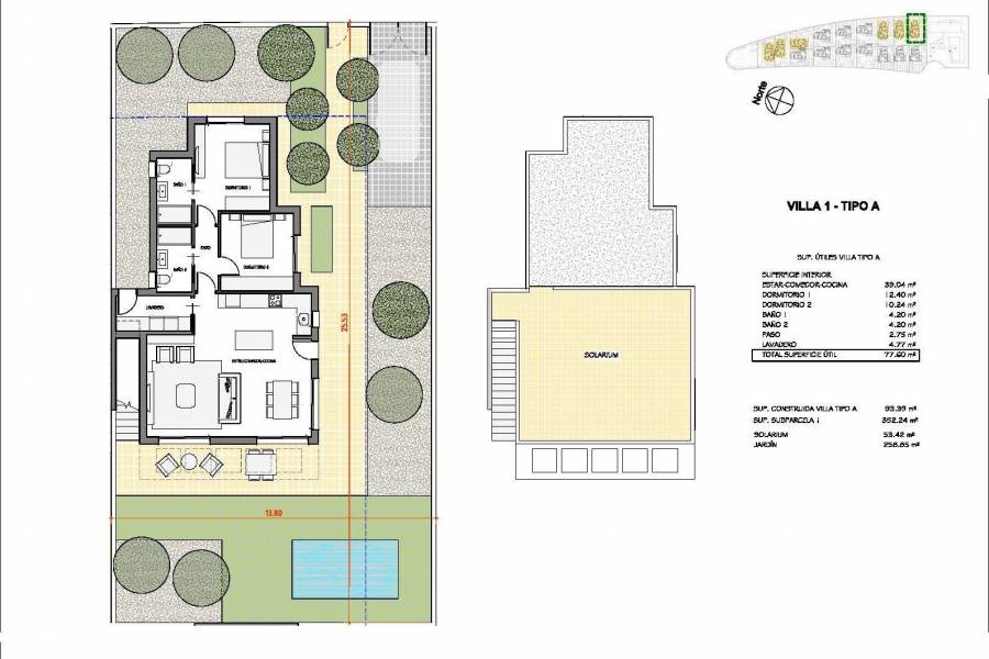 Nieuwbouw - Detached - Fuente Álamo - Hacienda Del Álamo Golf