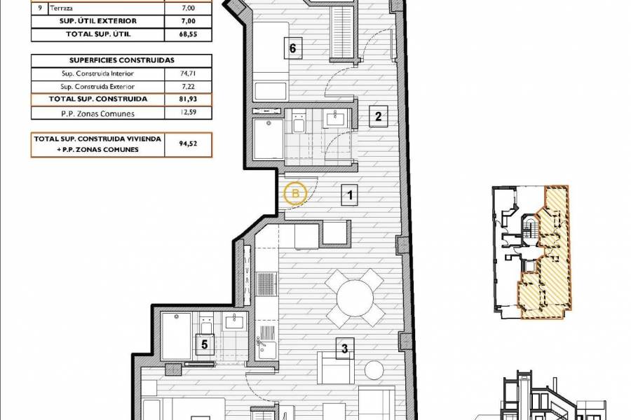 New Build - Apartment - Guardamar del Segura - Centro