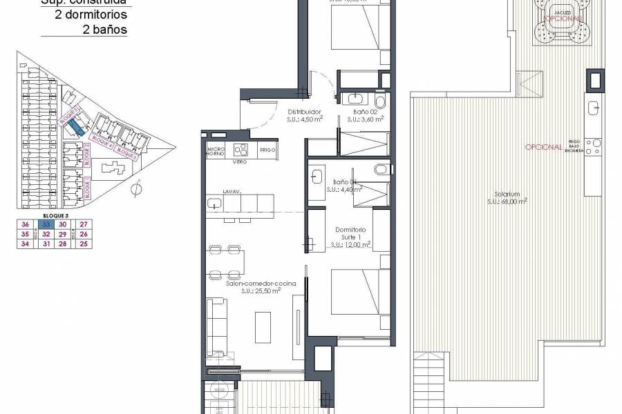 New Build - Penthouse - Los Alcázares - Serena Golf