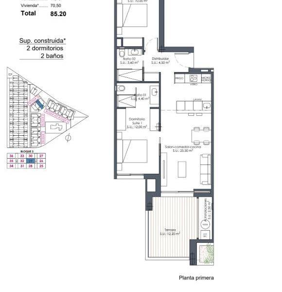 New Build - Apartment - Los Alcázares - Serena Golf