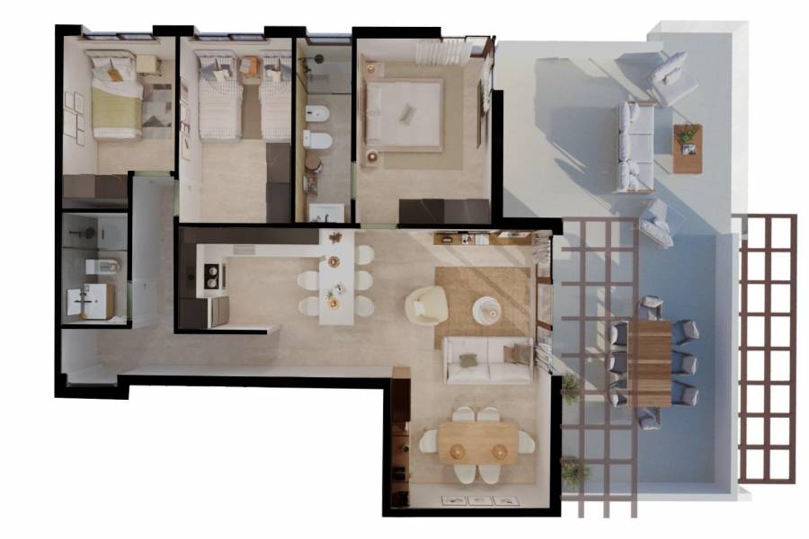 Nueva construcción  - Apartamento - Vera - Vera Playa