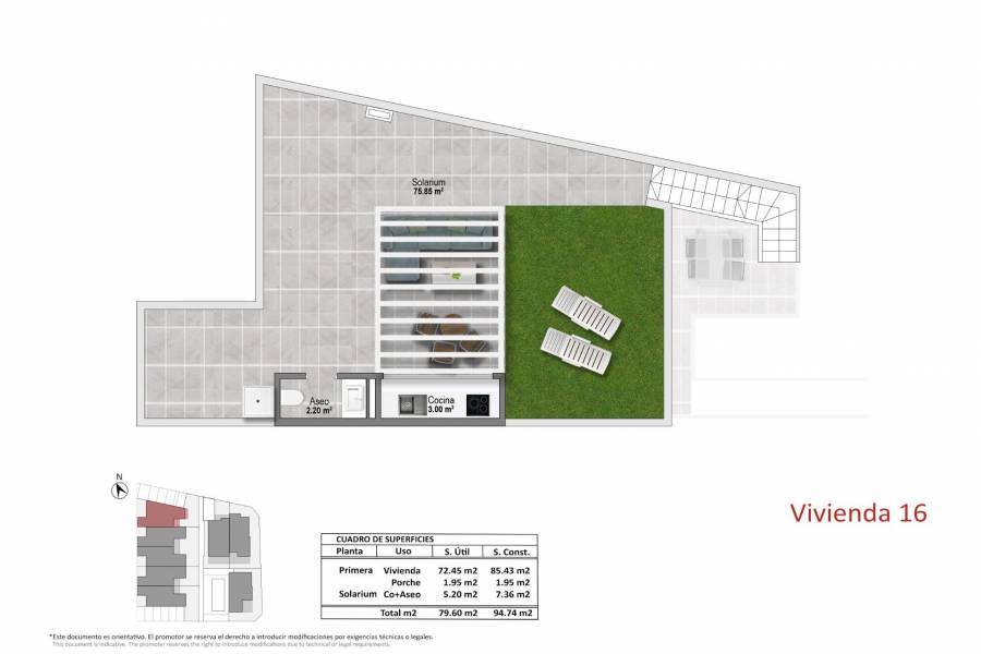 New Build - Apartment - Pilar de la Horadada - pueblo