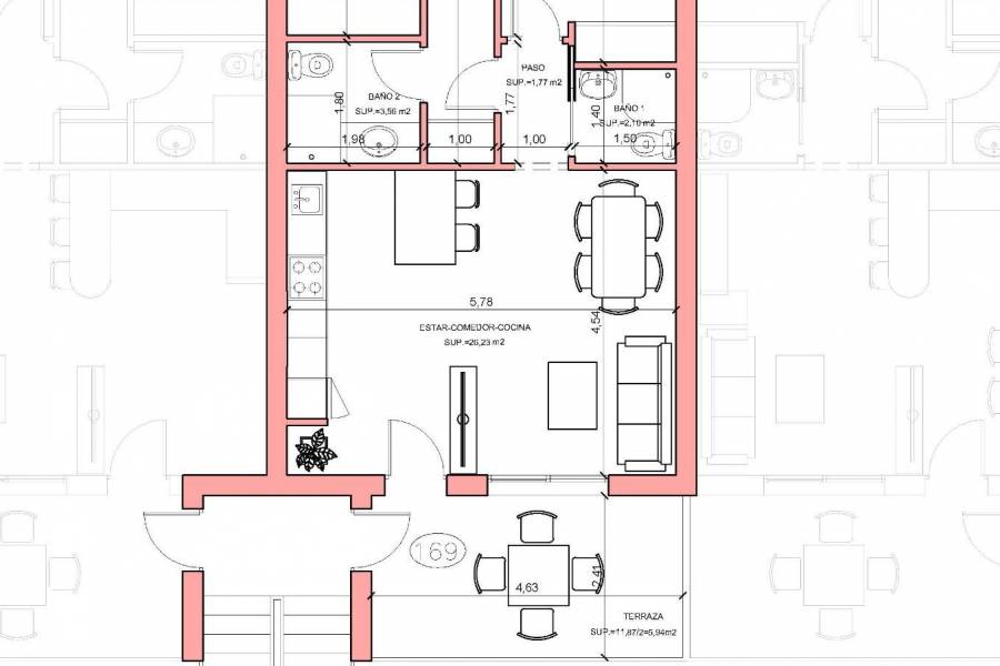 Nieuwbouw - Penthouse - Fuente Álamo - La Pinilla